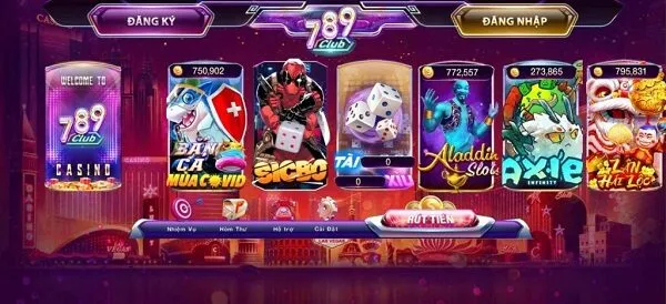 Top 9 - Game bài đổi thưởng Las Vegas 789 Club